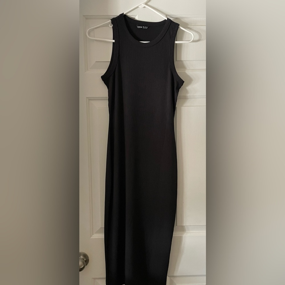 Black Midi Length Dress